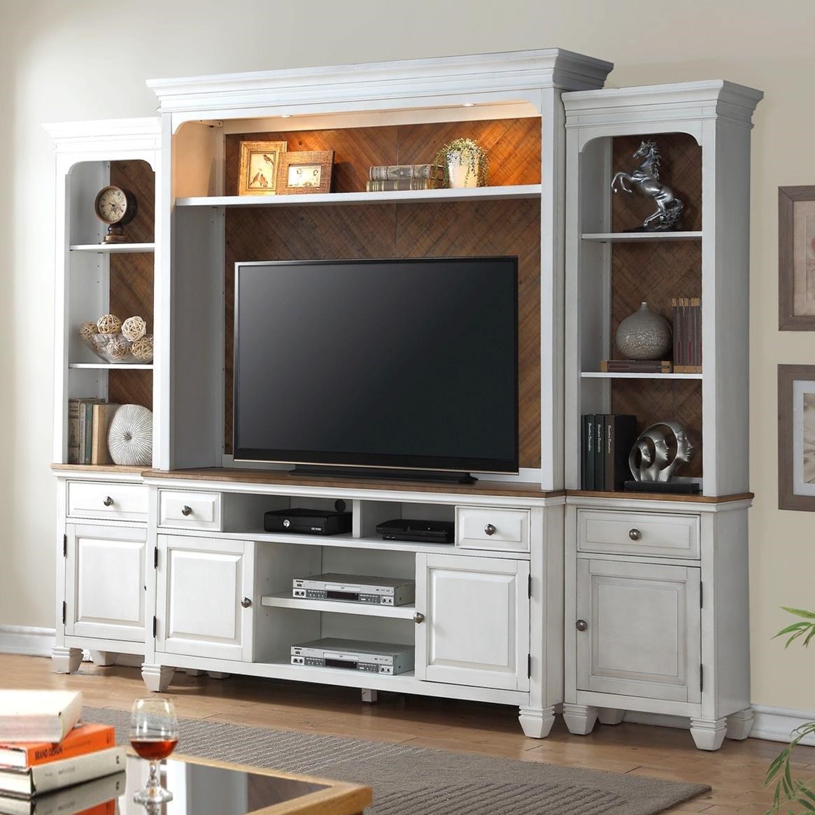 Legends Furniture Camden Collection ZCMD1000 Entertainment Wall